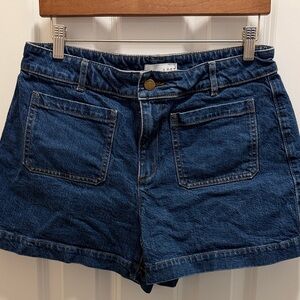LOFT Dark Blue Jean Shorts